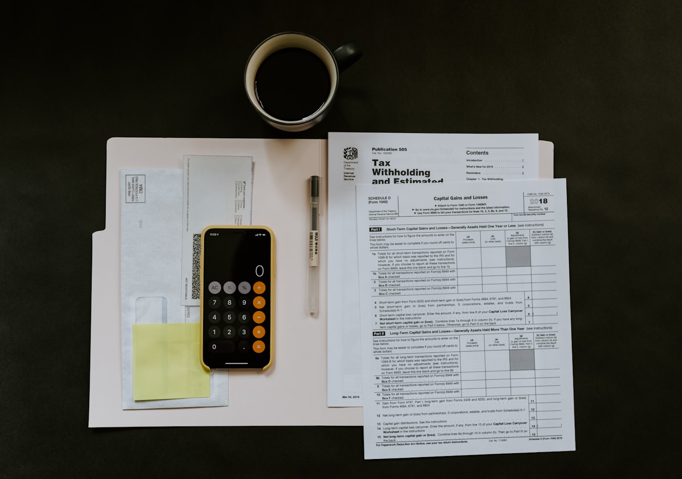 Purchase offer documents arranged for review