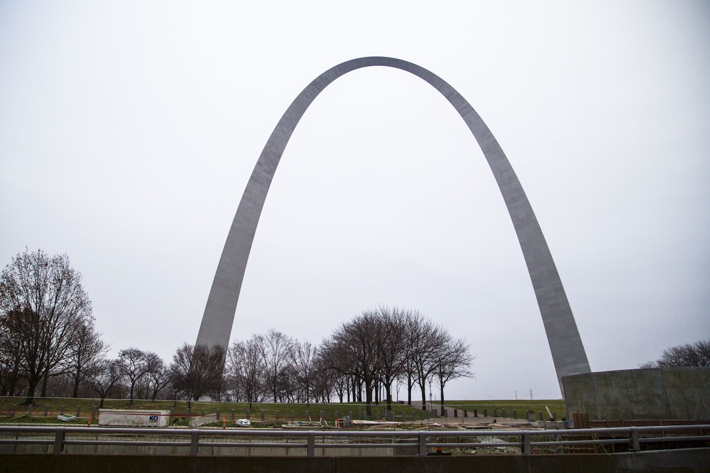 St. Louis skyline and Mississippi River